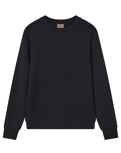 Mos Mosh Gallery - MMGAbel Crew Neck Sweatshirt - Salute Navy